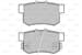 Arka Fren Balatası Honda Cıvıc 01>13 Fd6 Fb7 / Cr-V 03>07 / Accord 98>08 / Frv 04>
