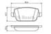 Arka Fren Balatası Mondeo Iv Ca2  07>14 S-Max 09> 06> S-Max 09> Mondeo Iıı 00>07 Iv 07> Kuga 08> Gal