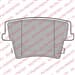 Fren Balatası Arka Chrysler 300C 04>12 Lancıa Thema 3.6 3.0D 11>