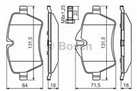 Fren Balatası On Mını R50 R53 John Cooper Works 06>06 R56 R57 R58 R59 Cooper S