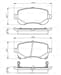 Arka Fren Balatası Chrysler Grand Voyager V Dodge Caravan Journey