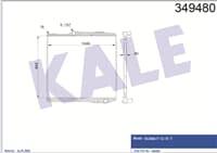 Motor Su Radyatoru Scanıa P.G.R.T.-Serı 04> (Cercevesız) / (Mt)