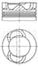 Pıston+Segman (81,01Mm Std 5 Sılındır) Crafter 2,5Tdı (136 / 163 Ps) Bjl Bjm Ceca Cecb 06>