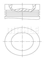 Piston Caaa-Caab-Caga-Caha-Cbaa 81.00Mm