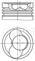 Pıston+Segman (81,01Mm Std 3 / 4 / 5 Pıstonlar) Lt28 Lt35 Lt46 T4 2,5Tdı Acv Agx Ahd Ahy Ajt Anj Apa