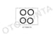 EMME MANIFOLD CONTA (TAKIM) FORD FIESTA FUSION 1.4 TDCI PEUGEOT P107 P206 P207 P307 1.4 HDI DV4 8HX 8HZ  F6JA F6JB (LASTIK)