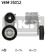ALTERNATOR GERGI RULMANI ( KUTUKLU ) OPEL ASTRA F G H COMBO CORSA B C ZAFIRA VEC