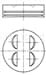 Piston E38/39/53 4.0-4.4 92.50Mm