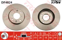 FREN DISKI ON (4D 252MM) SWIFT III  SG 1.3 4×4.1.3.1. 05-
