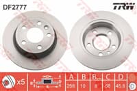 FREN DISKI ARKA (5D 268MM) GALAXY  95-