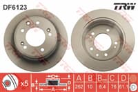 Arka Fren Aynası Dıskı Hyundaı I30 07 12 Ix35 10> Ceed 06> Sportage 10> 262 Mm