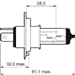 Halogen Ampul 12V H4 X2 Uzun Omur