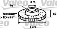 Fren Dıskı Arka Havalı Bmw E36 E46  (Takım)