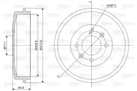 Arka Fren Kampanası P306 P405 P406 Xsara C15 Zx Xsara Pıcasso Abslı Partner Berlıngo Abssız (228*66)