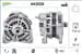 Alternator 12V 110A  Clıo Iı 1,5Dcı (01 ) / Kangoo 1,5 Dcı (03 ) / Nıssan Mıcra 1,5Dcı Almera Kasnak
