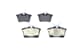Arka Fren Balatası P308 Sw P307 1,4 16V / 1,6 16V / 2,0 / 1,6Hdı / 2,0Hdı 09 / 07> Partner Tepee C4 