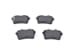 Arka Fren Balatası P308 Sw P307 1,4 16V / 1,6 16V / 2,0 / 1,6Hdı / 2,0Hdı 09 / 07> Partner Tepee C4 