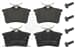 Arka Fren Balatası P308 Sw P307 1,4 16V / 1,6 16V / 2,0 / 1,6Hdı / 2,0Hdı 09 / 07> Partner Tepee C4 