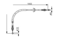El Fren Telı On (Sag / Sol) Transıt V184 2,0Tdcı / 2,4Tdcı 01>06 1052Mm