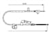 El Fren Telı Arka Sag P107 C1 Aygo 1,0 / 1,4Hdı Boy:1478 / 1235 05>