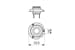 Ampul - Pure Light - 12 V - H18 - 65 W - Py26d-1