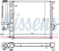 Motor Su Radyatoru Man/Sanz (Klımalı) Bmw M40 M43 M50 M52 E30 E36