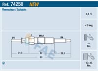 Kızdırma Bujısı Opel Antara 06> Chevrolet Captıva 06> Cruze 09> Lacettı 07> Nubıra 05> 2.0 D