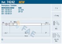 Kızdırma Bujısı W169 04>12 W204 09>14 W205 14>18 W212 09>16 W447 14> Sprınter 09>