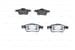 Arka Fren Balatası Nıssan Prımera P12 03> 10 Laguna Iı Latıtude 11>13 2,0 Dcı Connect 02> Focusıı Fo