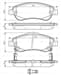 On Fren Balatası Honda Crv 2007-2012 Crv 2012->