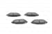 Fren Balatası Arka Freemont 2.0 Chrysler Grand Voyager V Rt 3.6 11> Voyager 2.8 11>14