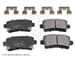 FREN BALATASI ARKA (106 MM) OPEL ASTRA J  INSIGNIA A BUICK GL8 S II  LACROSSE CHEVROLET CAMARO SAAB 9-5 08-