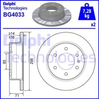 FREN DISKI ARKA (6D 298 MM) MERCEDES SPRINTER VOLKSWAGEN CRAFTER 06- (Takım)
